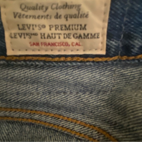 Levis 501 premium womans straight leg jeans - Picture 3 of 7